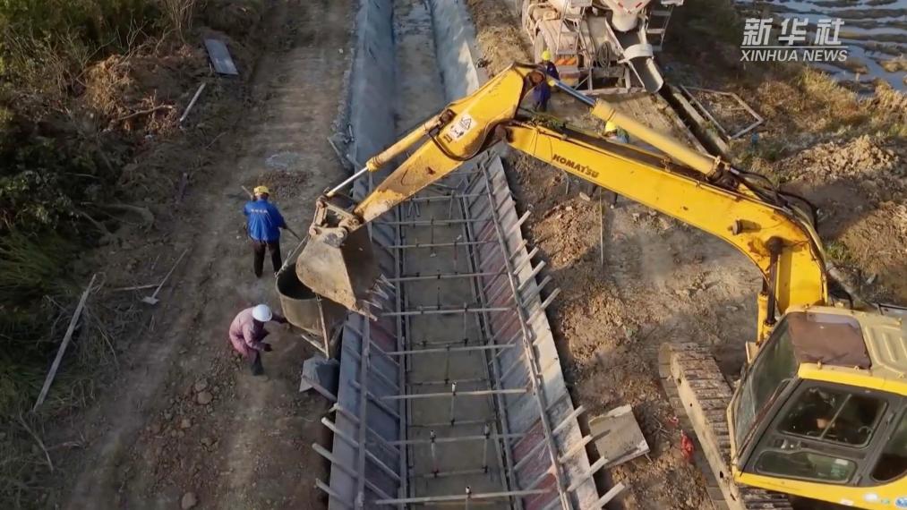 江西赣州：冬修水利夯实农业基础